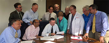 Dr. Purse with Physician Advisory board